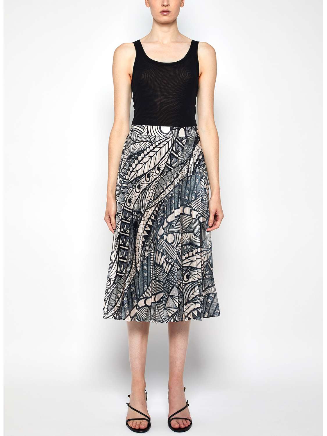 Pleated skirt