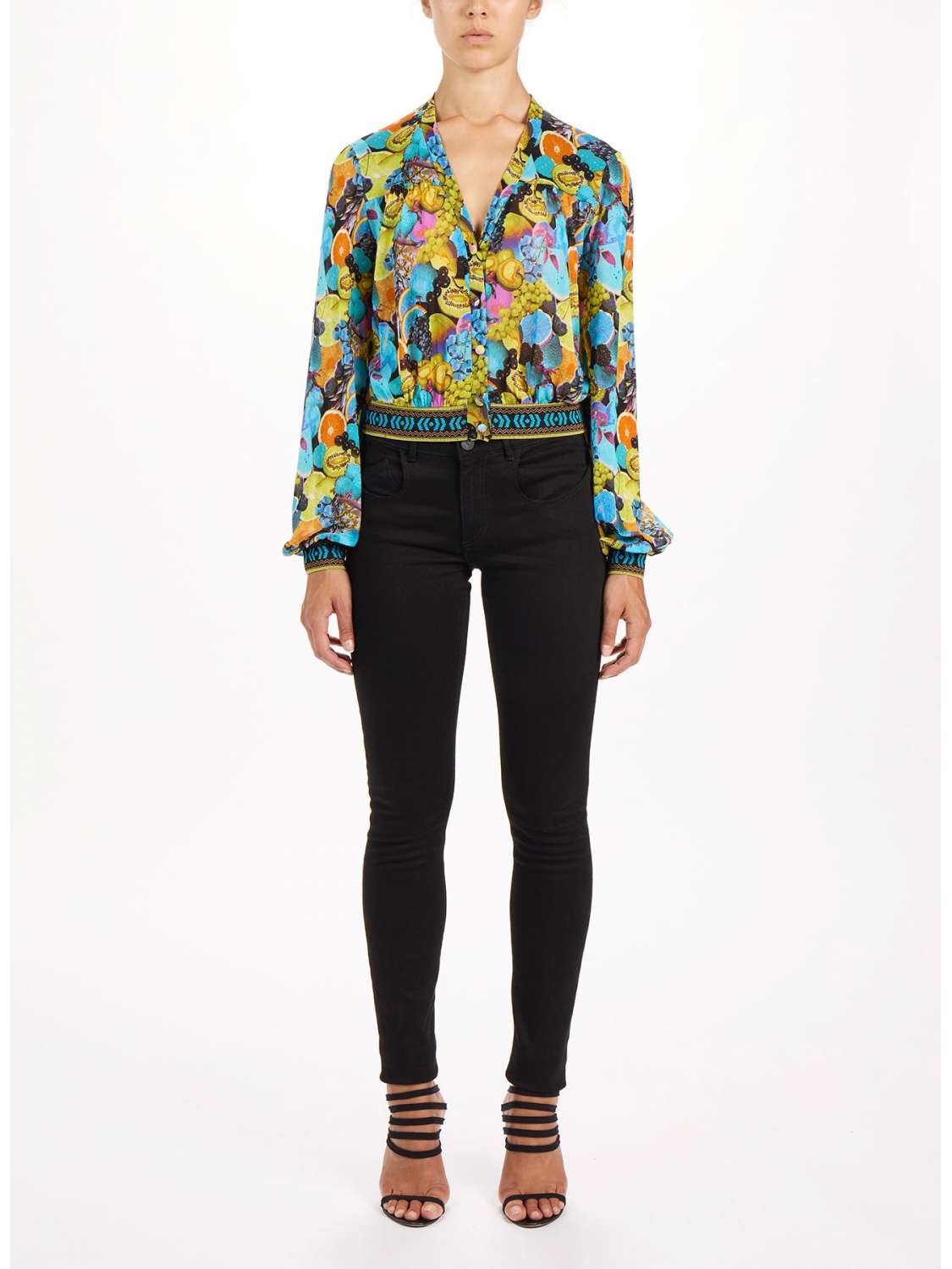 Long sleeved bomber jacket