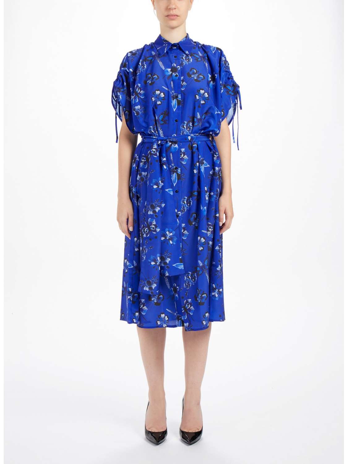 Shirt dress with balloon...