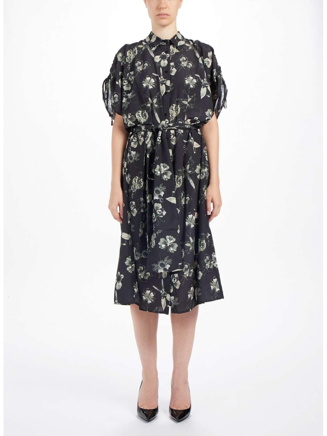 Shirt dress with balloon...