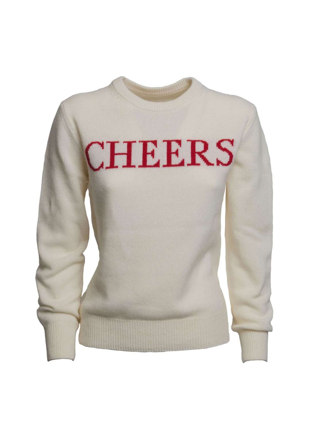 "CHEERS" Cashmere Wool Sweater