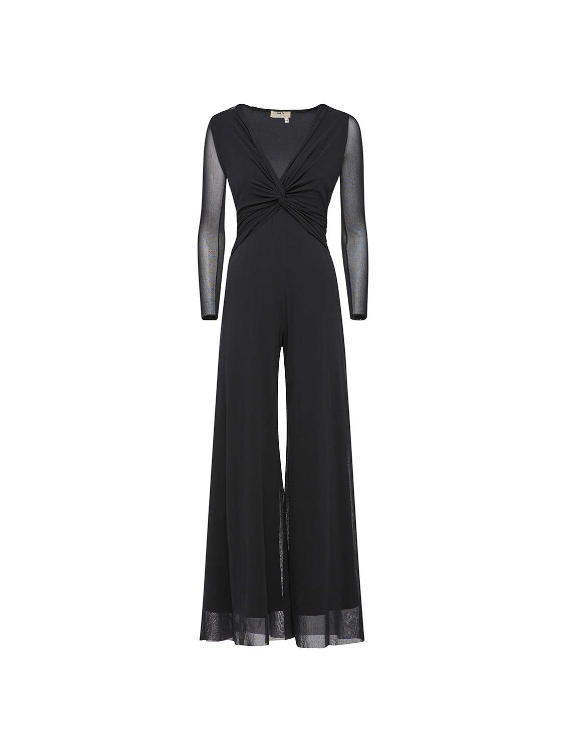 Long Sleeved Tulle Jumpsuit