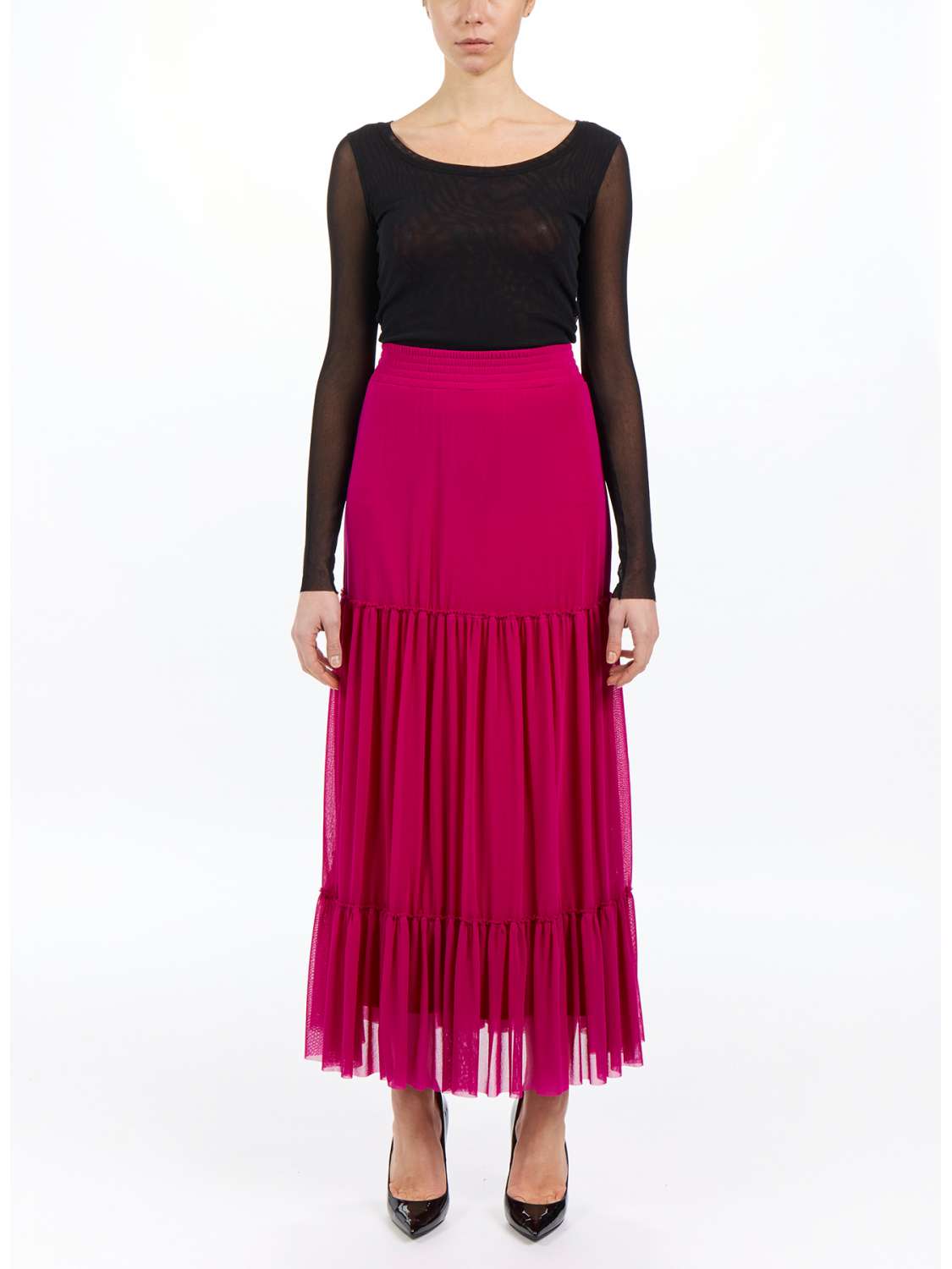 Gonna lunga in tulle
