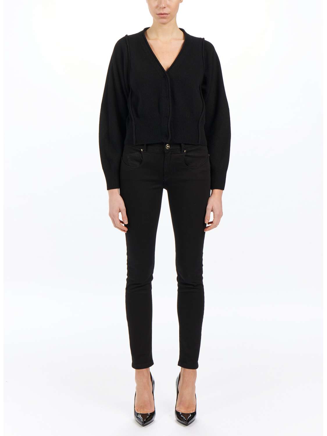 Cardigan in misto lana