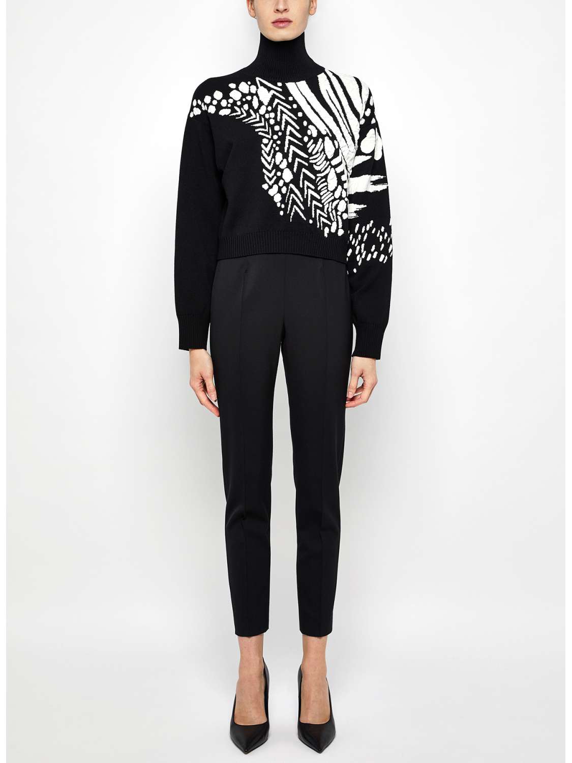 Pure wool turtleneck sweater