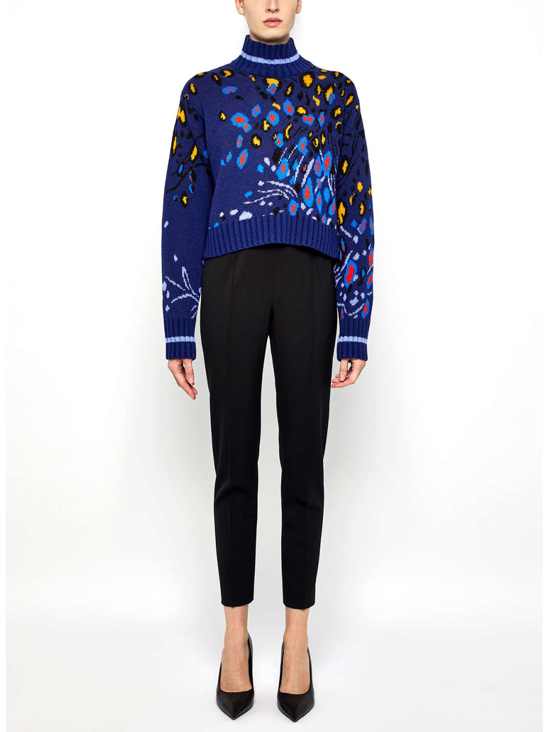 Wool blend turtleneck sweater