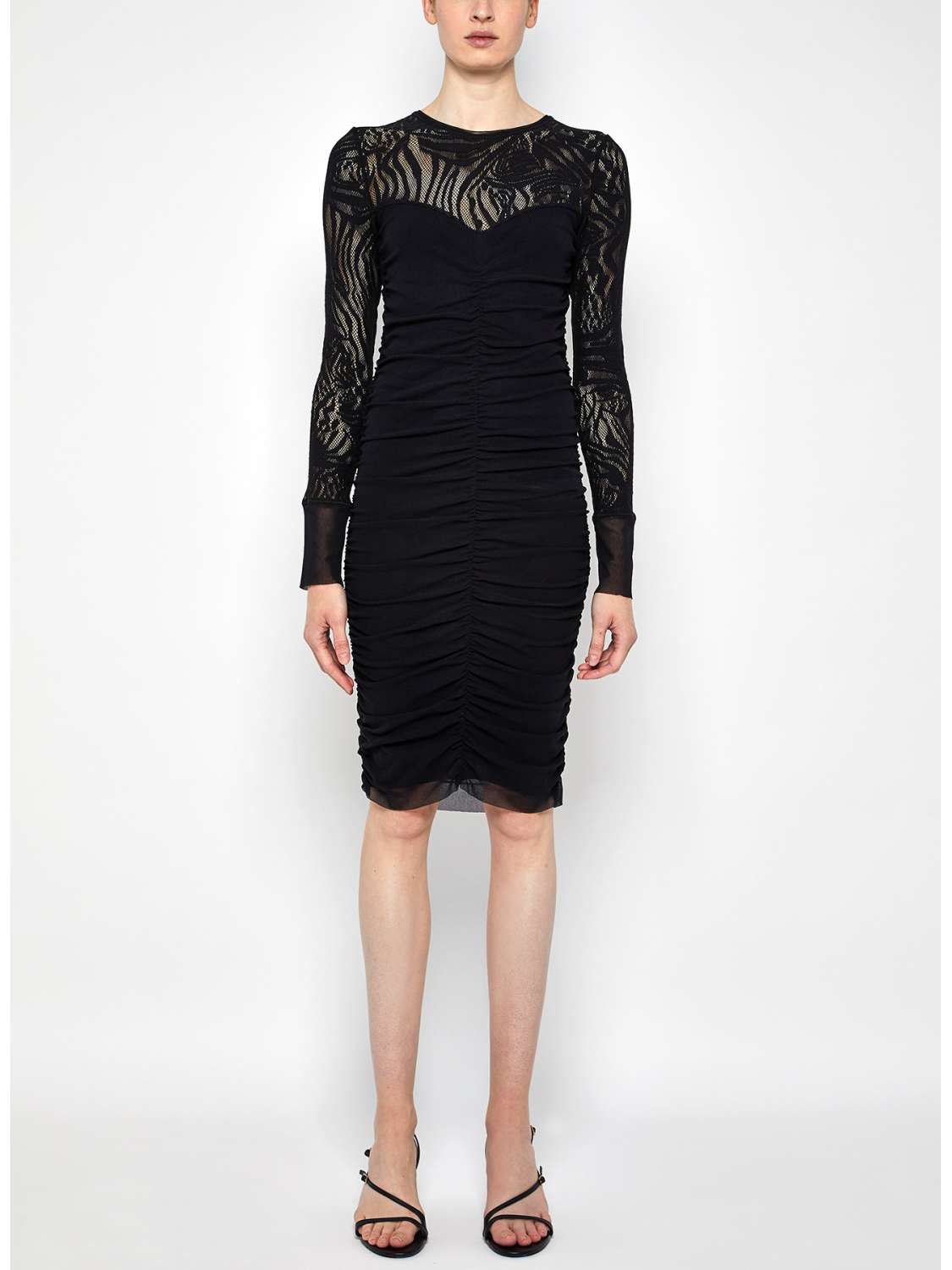 Abito midi in tulle con...